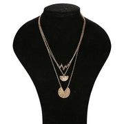 Multi-layer necklace round necklace