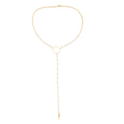 Multilayer Necklace Brooch Coin Natural Pearl Necklace