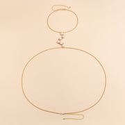 Sexy Metal Pearl Body Chains Waist Chain