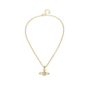 Full Diamond Saturn Necklace Creative Single Layer Planet Necklace