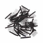 Iron Steel Comb Clip Wig Net Cap Hair Comb