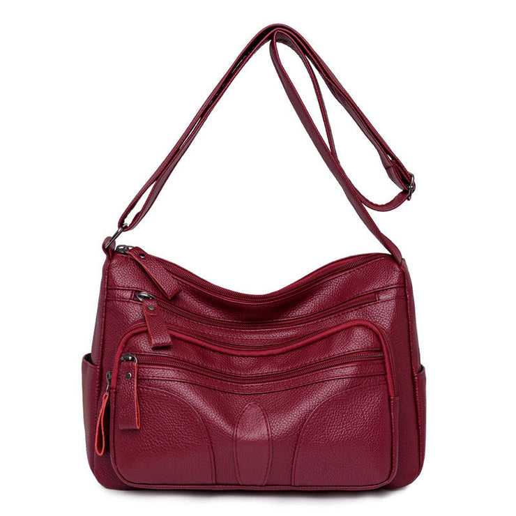 Large Capacity Pu Leather Shoulder Cross Body Bags