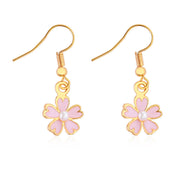 Fashion Earrings Flower Sweet And Gentle