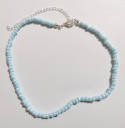 Short Necklace Handmade Wild Color Rice Bead Necklace