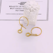 French Fashion Geometric Earrings Noble Cold Style