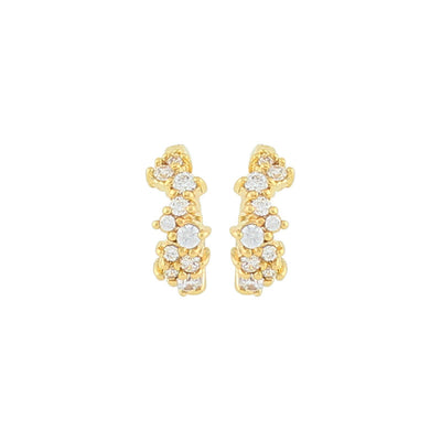 European And American Luxury Zircon Stud Earrings