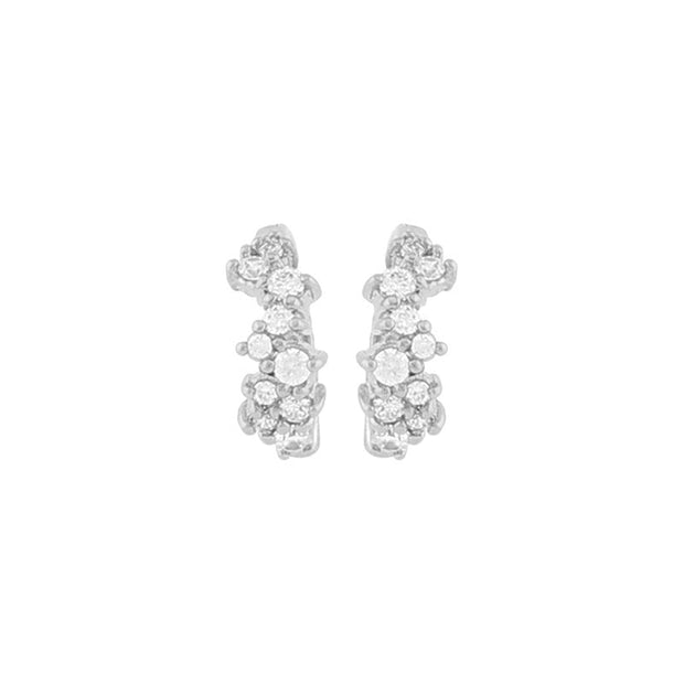 European And American Luxury Zircon Stud Earrings