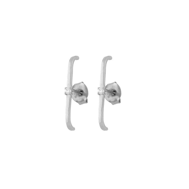 European And American Luxury Zircon Stud Earrings