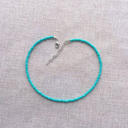 Short Necklace Handmade Wild Color Rice Bead Necklace
